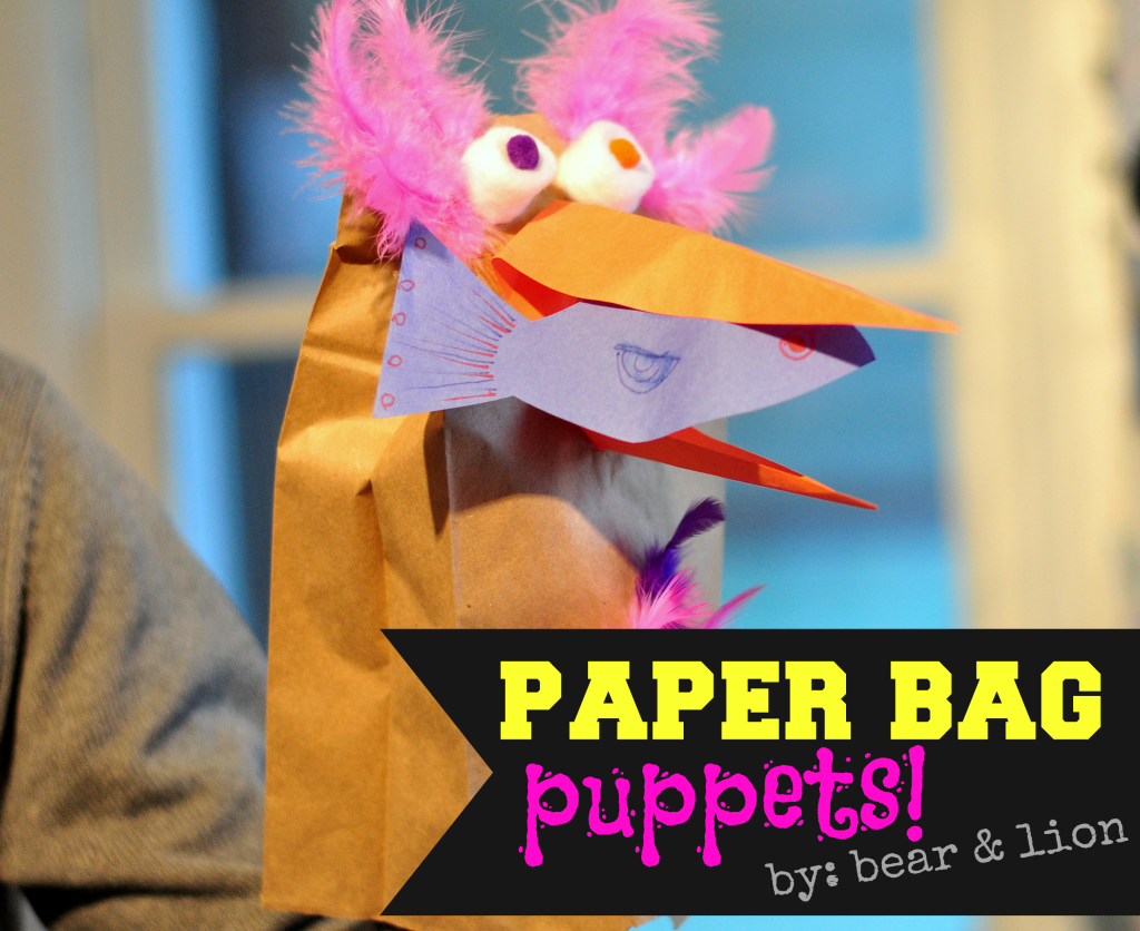 paper bag puppet 2