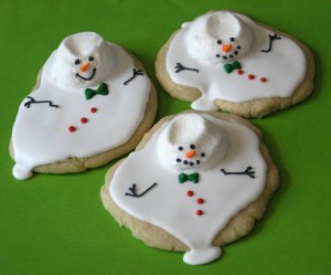 christmas cookies, cookie recipe, snowman cookie recipe