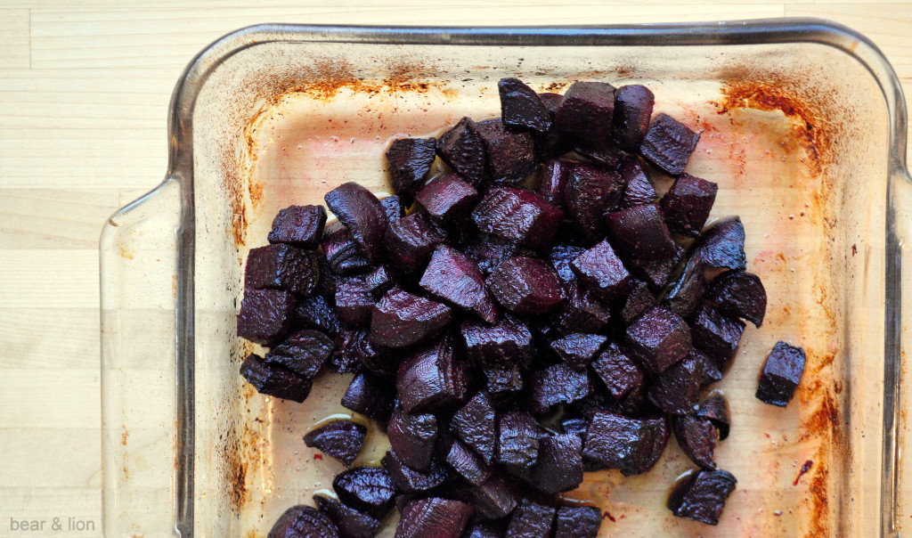 oven roasted beets, healthy dinner, vegetarian 