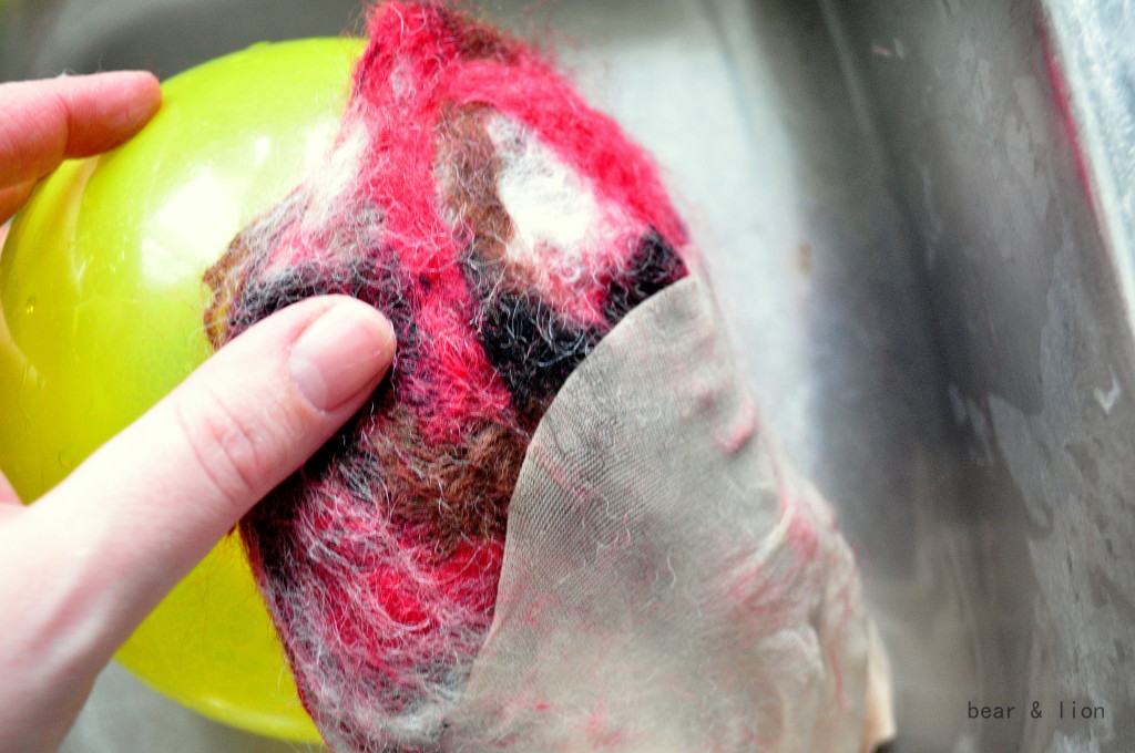 felted bowls