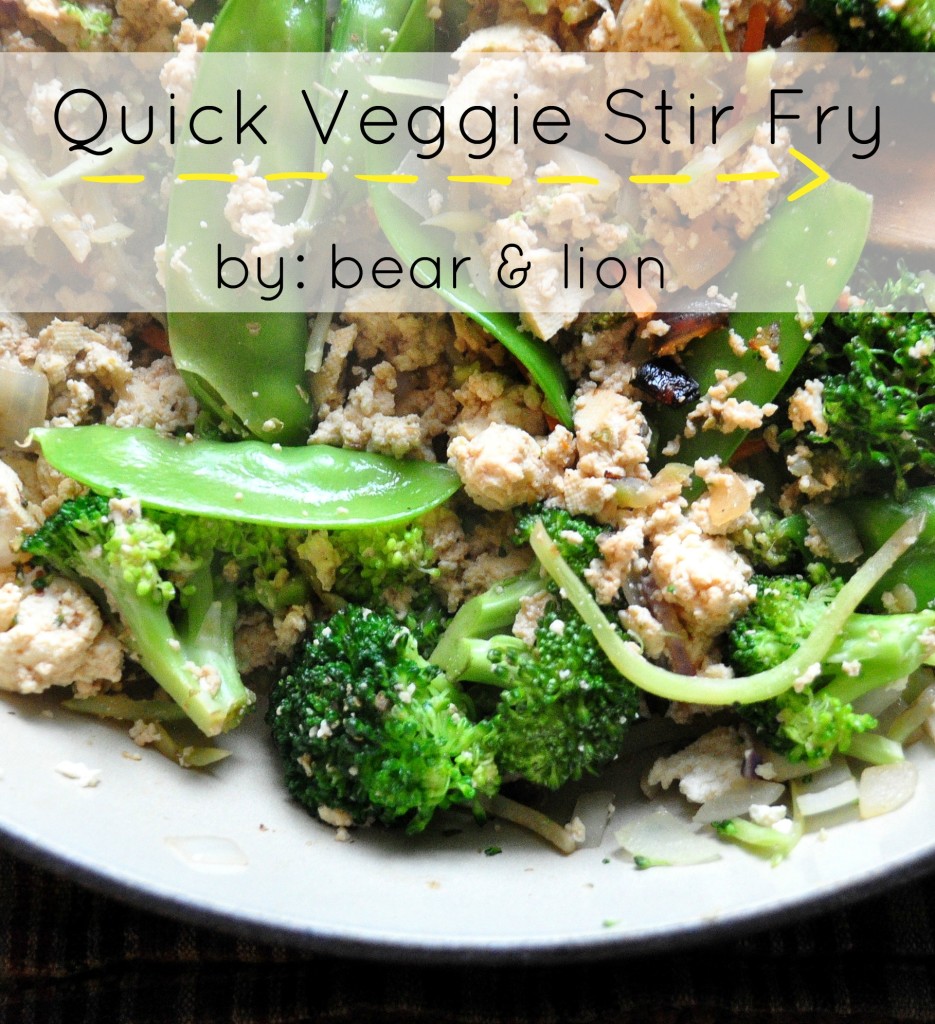 quick veggie stir fry 1