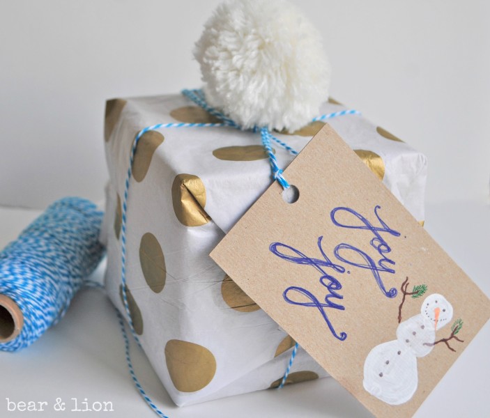 DIY gift tags!