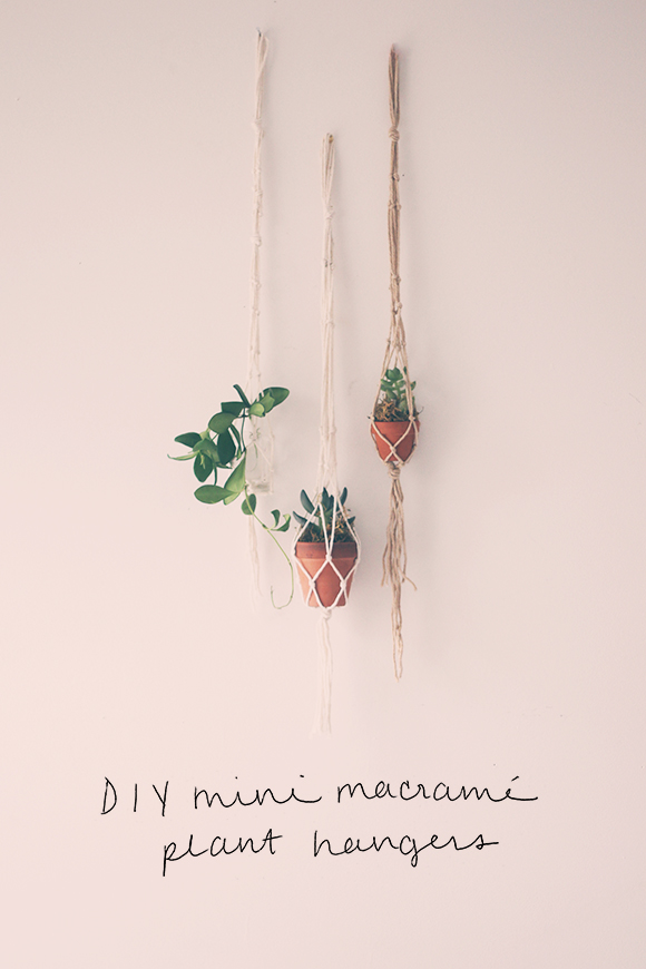 macrame plant hanger, macrame