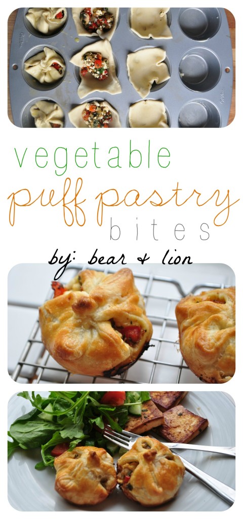 butter puff pastry recipe, vegetarian recipe, veggie bites